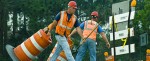 Highway construction - barriers, barricades and signs
